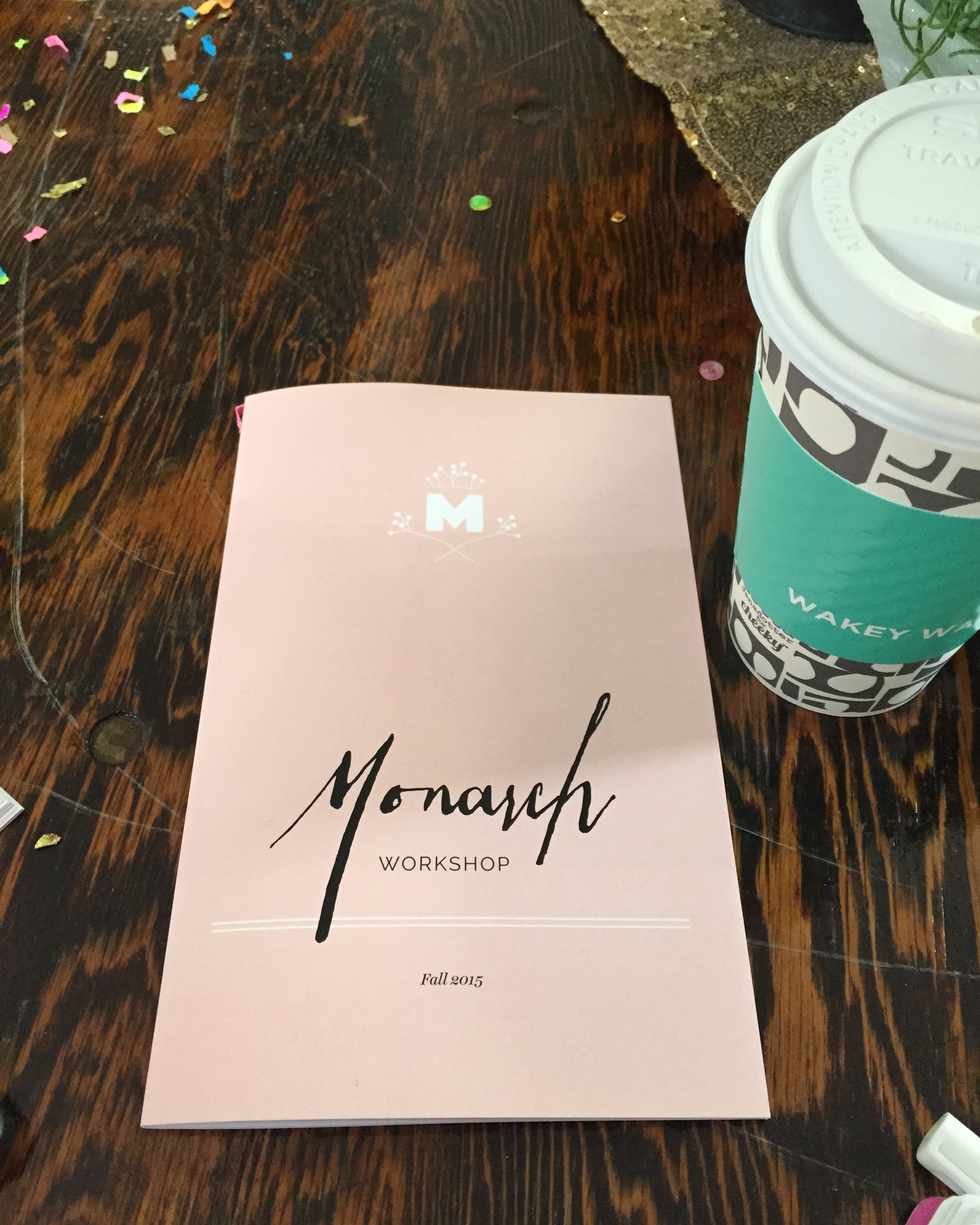 My precious Monarch Workshop Flutter Book!