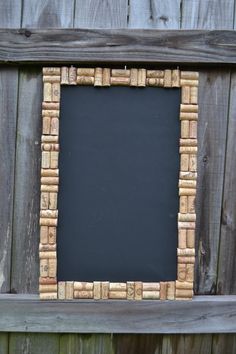 Cork Framed Chalkboard Art
