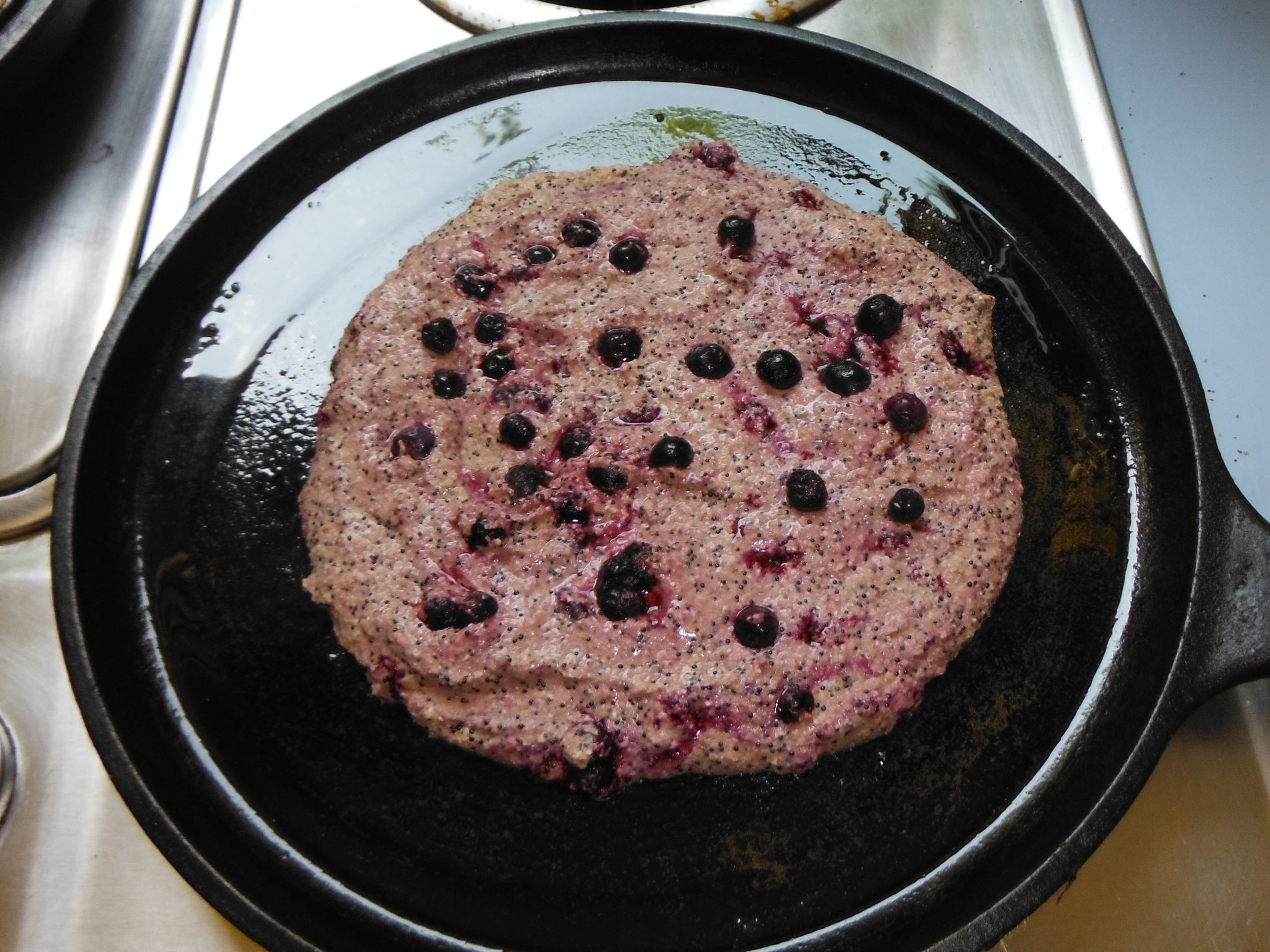 Acorn / amaranth / cattail / HUCKLEBERRY Pancake 