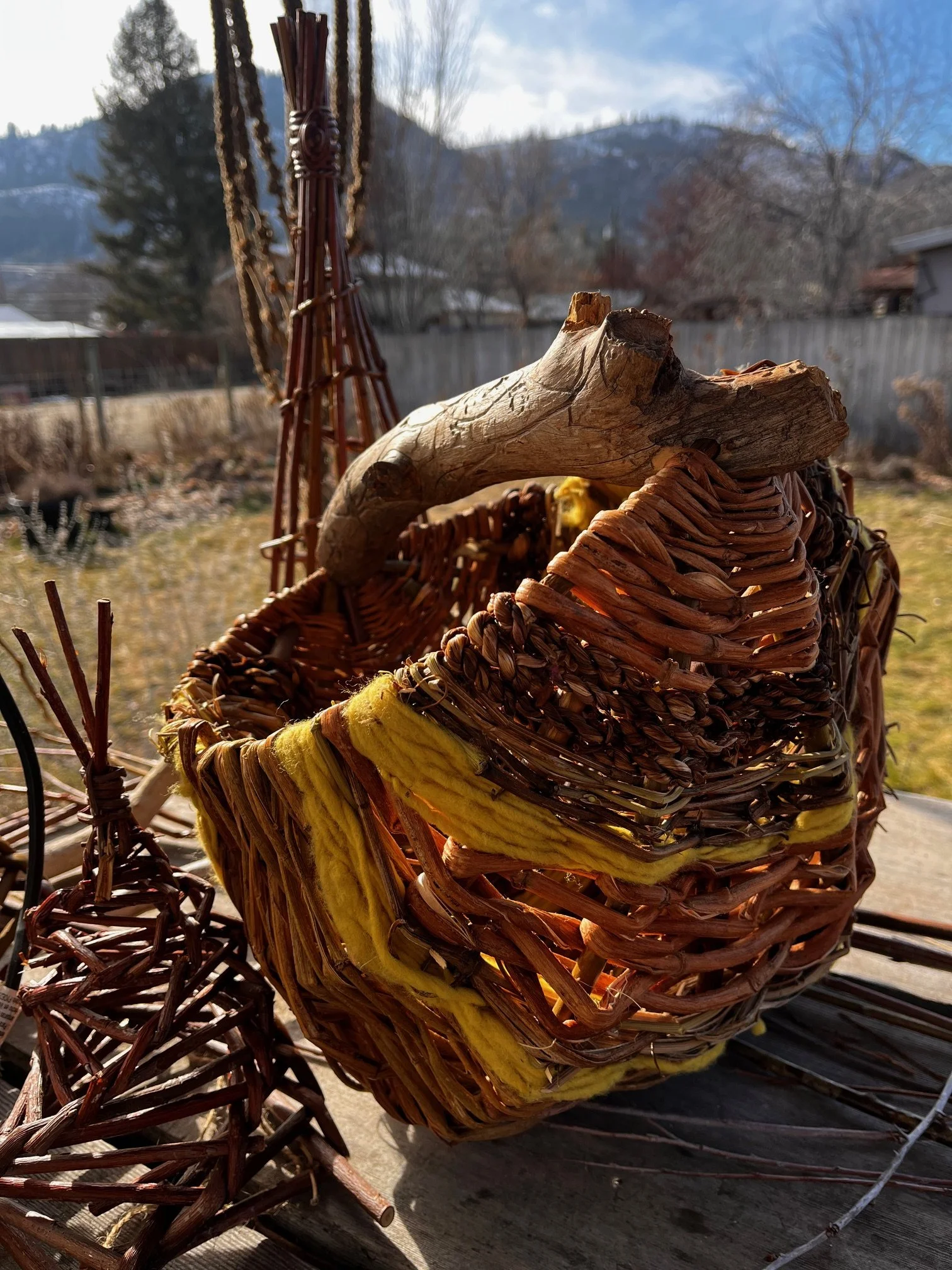 Weaving It All Together, Willow &amp; Vine Rib Basket 