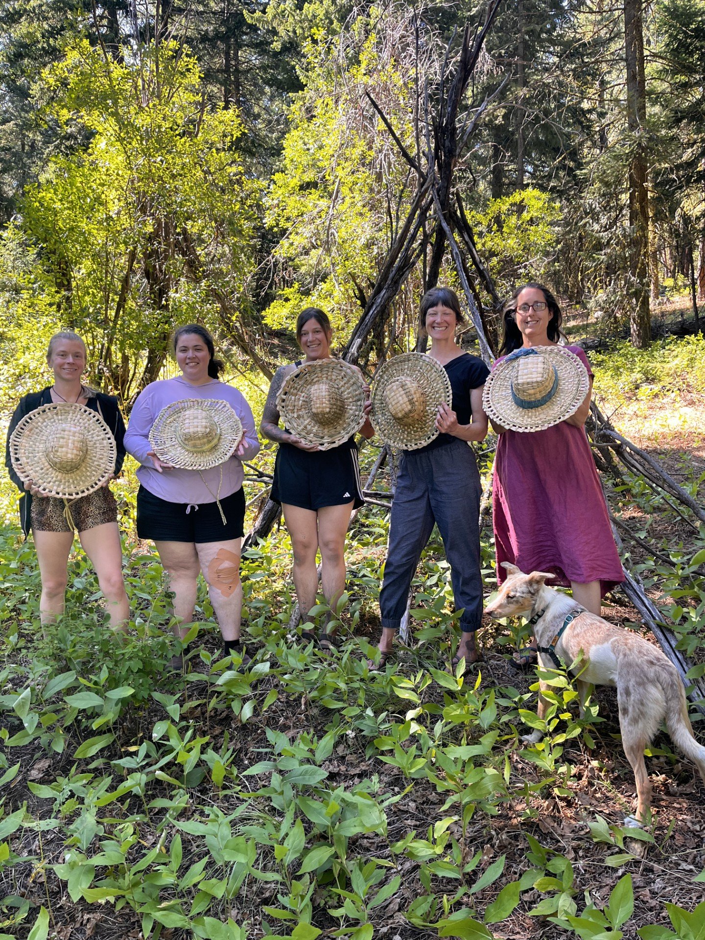 Cattail Hats and Campout by the Lake