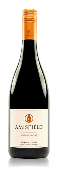 AMISFIELD PINOT NOIR 2014 A superbly balanced crop from Amisfield's single vineyard located at the foot of the Pisa Range created this well balanced gem. An appealing ruby hue with sweet aromatics of black cherries, Doris plums and hint of cinnamon and clove. The palate is subtly smooth, complex and lush with dark chocolate and herbal characters, finely grained tannins and a seductive lingering finish. Enjoyable now but will continue to unfold.