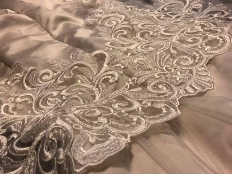 Client: Jade Nuvoux / Sourcing Wedding Dress Fabric