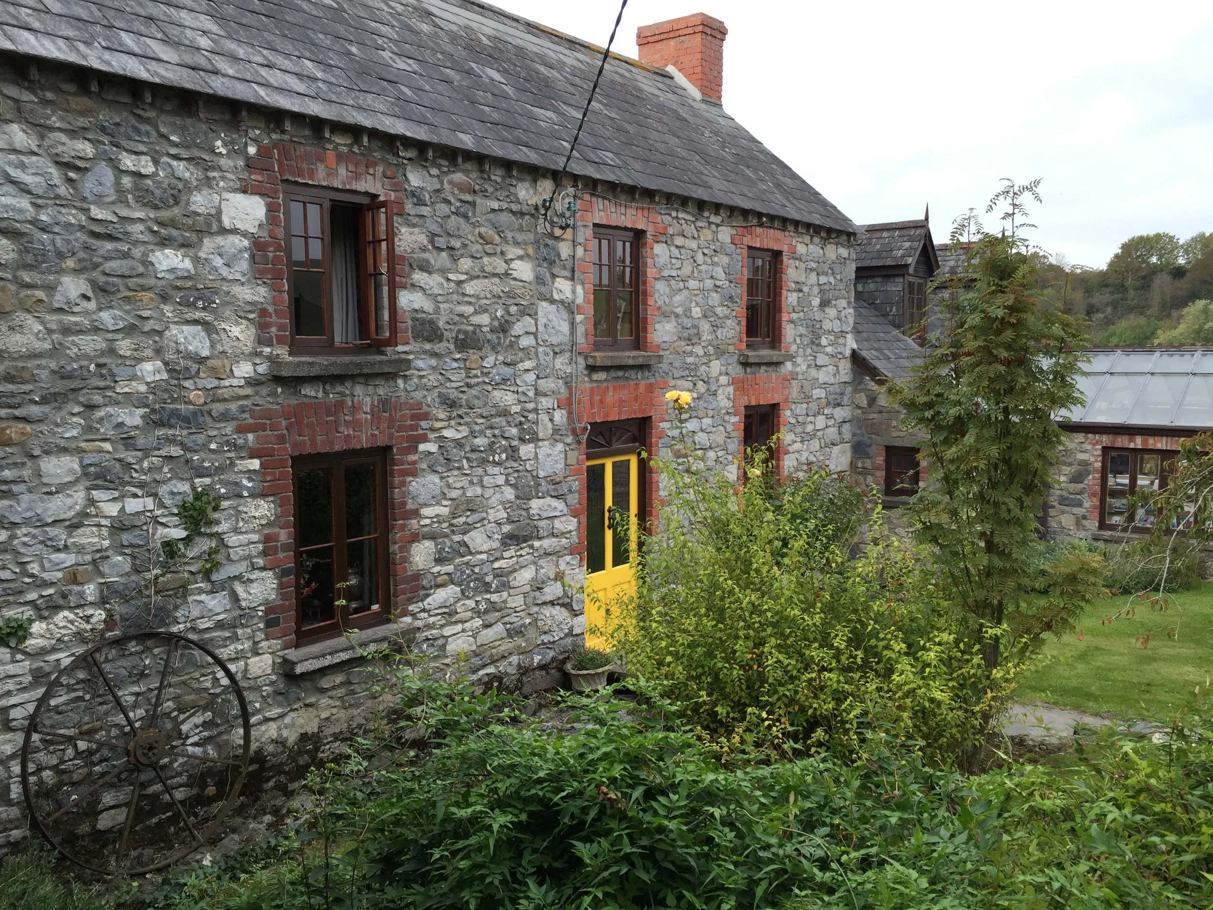 Lawcus Farm, Stoneford, near Kilkenny. There is a mixture of humor, history, and sentiment in this home. I was deeply moved by a personal photograph in their kitchen with this inscription, "if it is meant to be, it will not pass you..." Lovely.