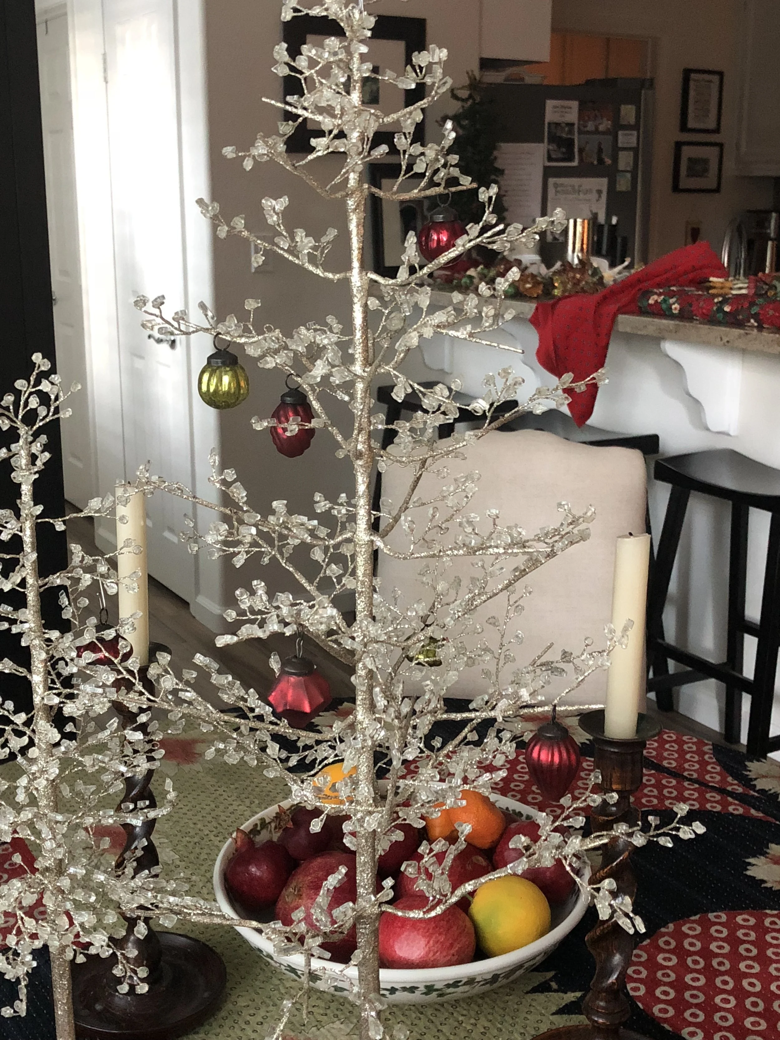 A few little trees near my kitchen.