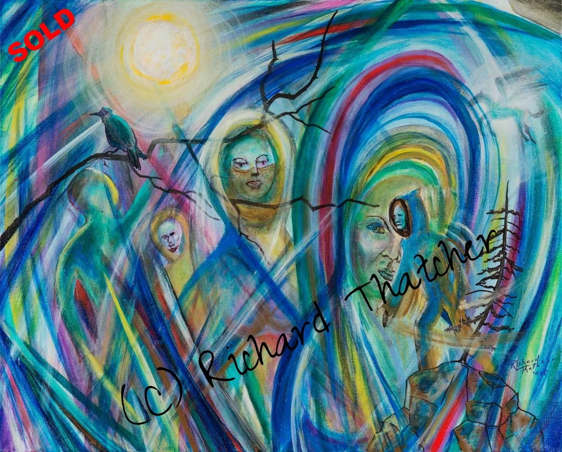    Hurtful and Beautiful Truth Dream   24 x 30. Sold. 