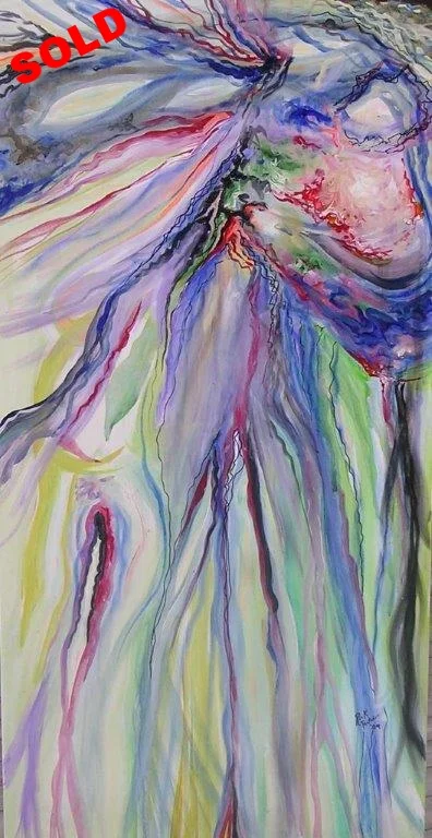 Colour Fall Acrylic on board. 26 in. X 48 in. Gifted for Regina Food Bank Auction