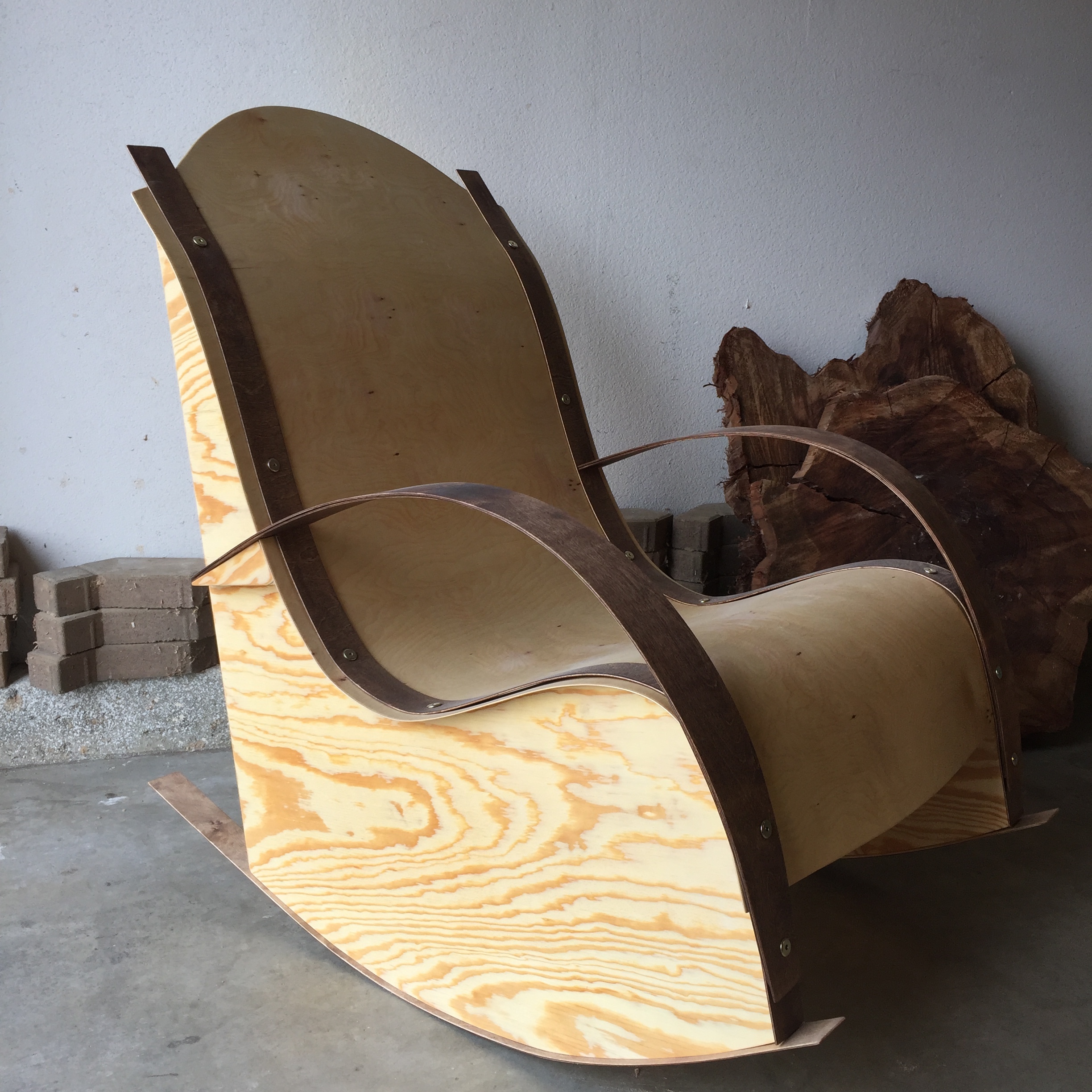 ACX and Baltic Birch Rocking Chair