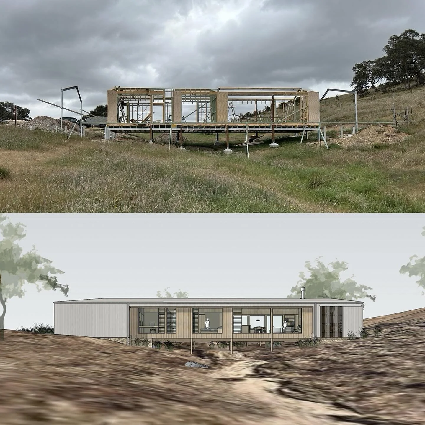 Starting to take shape at the #vaughangullyhouse