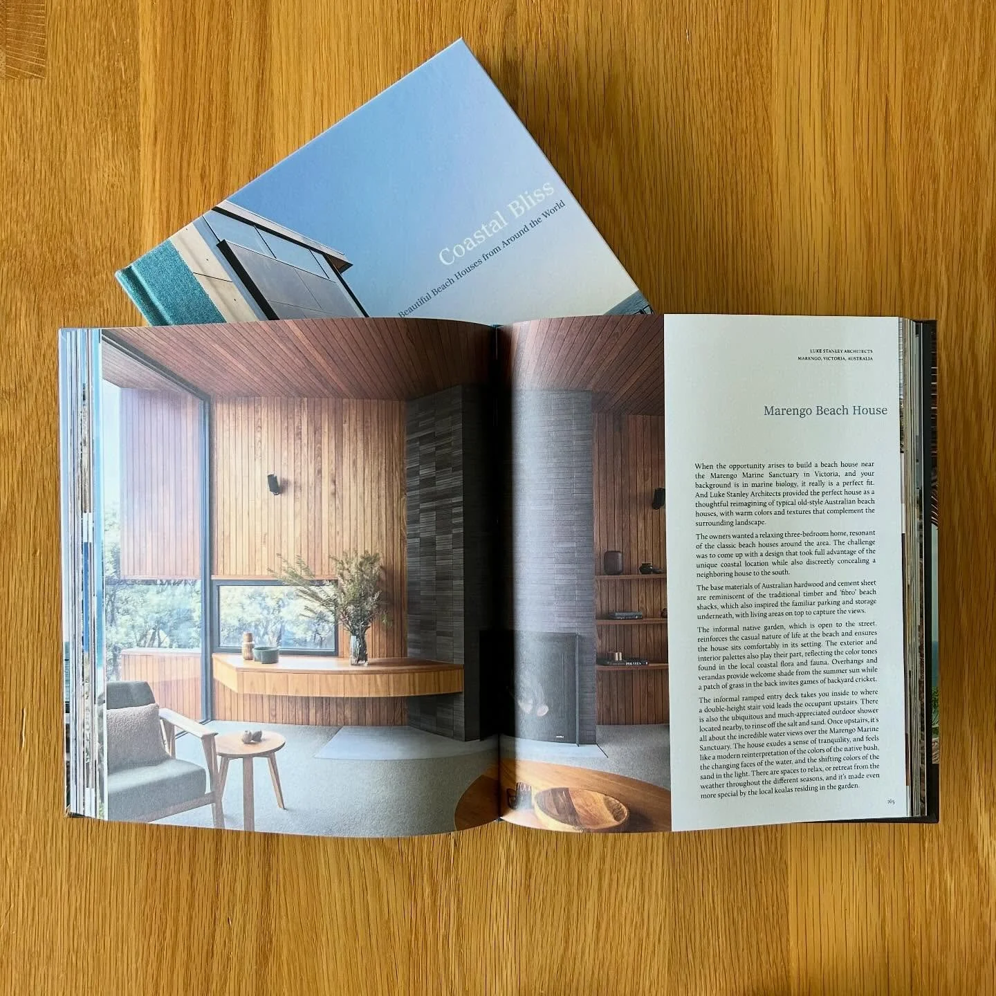 Thanks to Jeanette and the team at The Images Publishing Group for featuring the Marengo Beach House in their new book Coastal Bliss.
