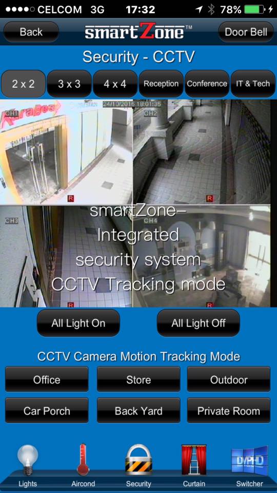 Manage your home security from phone. You can even control your premise as   the way you like through CCTV viewing.