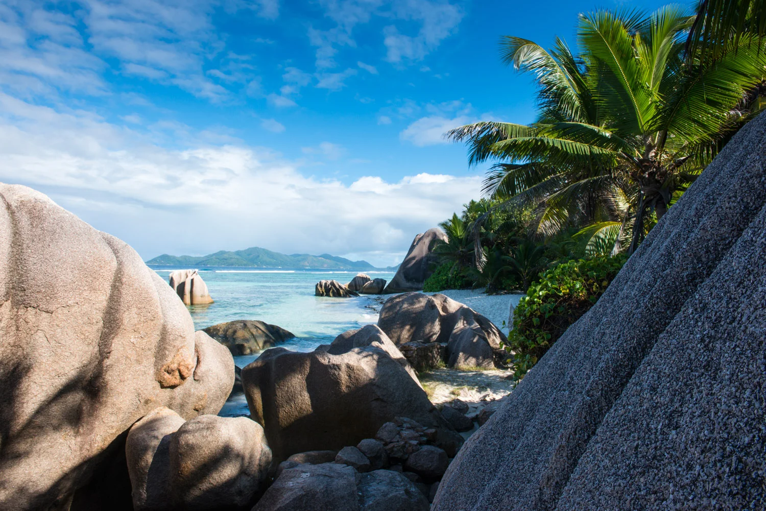 Anse Source d'Argent beach at dawn, La Digue, Seychelles