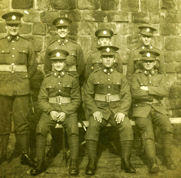 James Gettings, centre front. Border Regiment, about 1926.