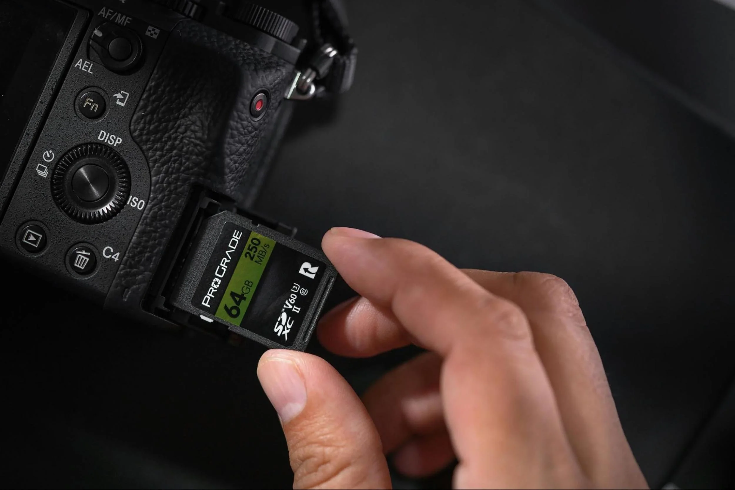 SD card and camera