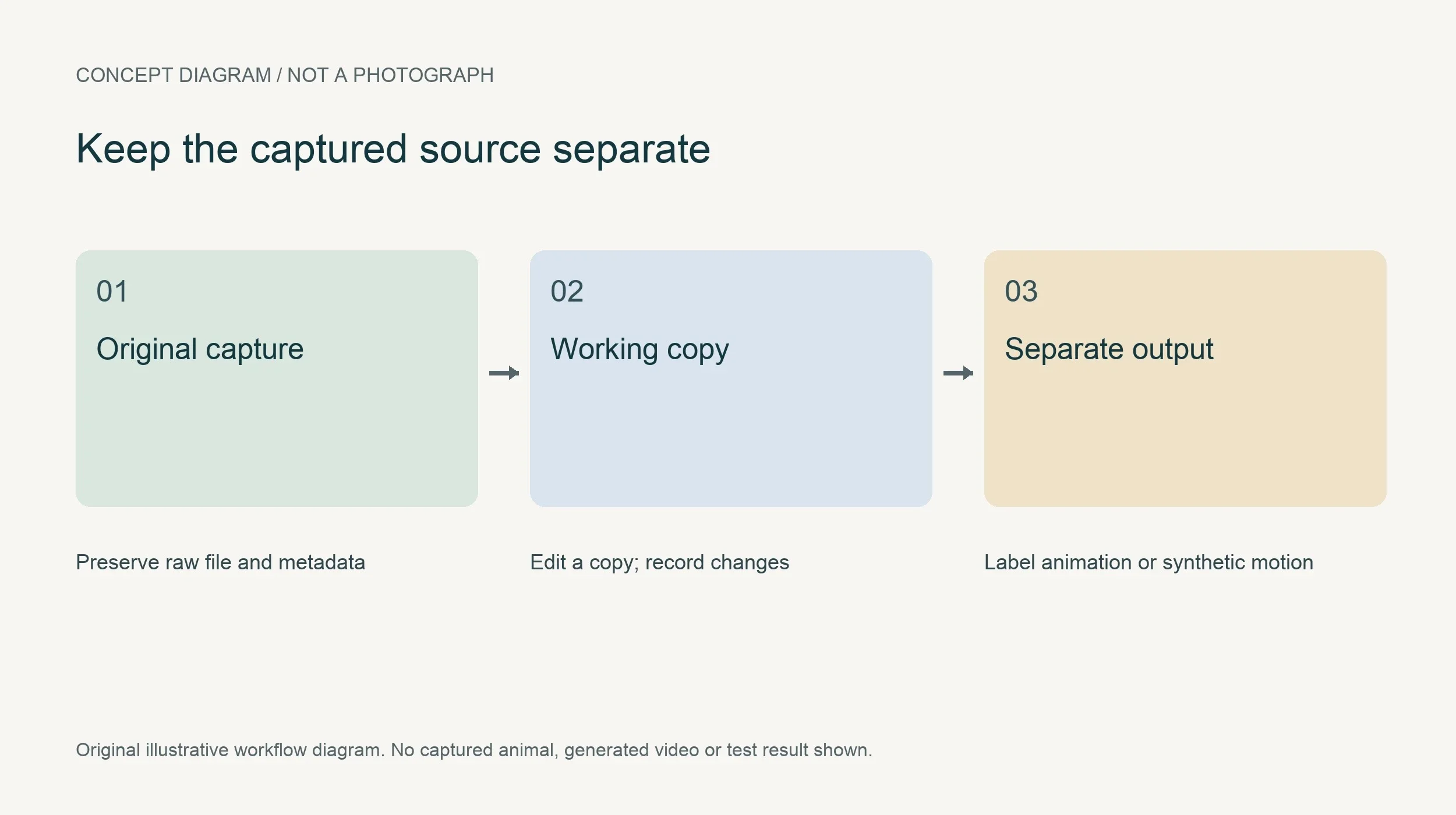 Keeping Documentary Wildlife Photographs Separate from Creative Motion Studies