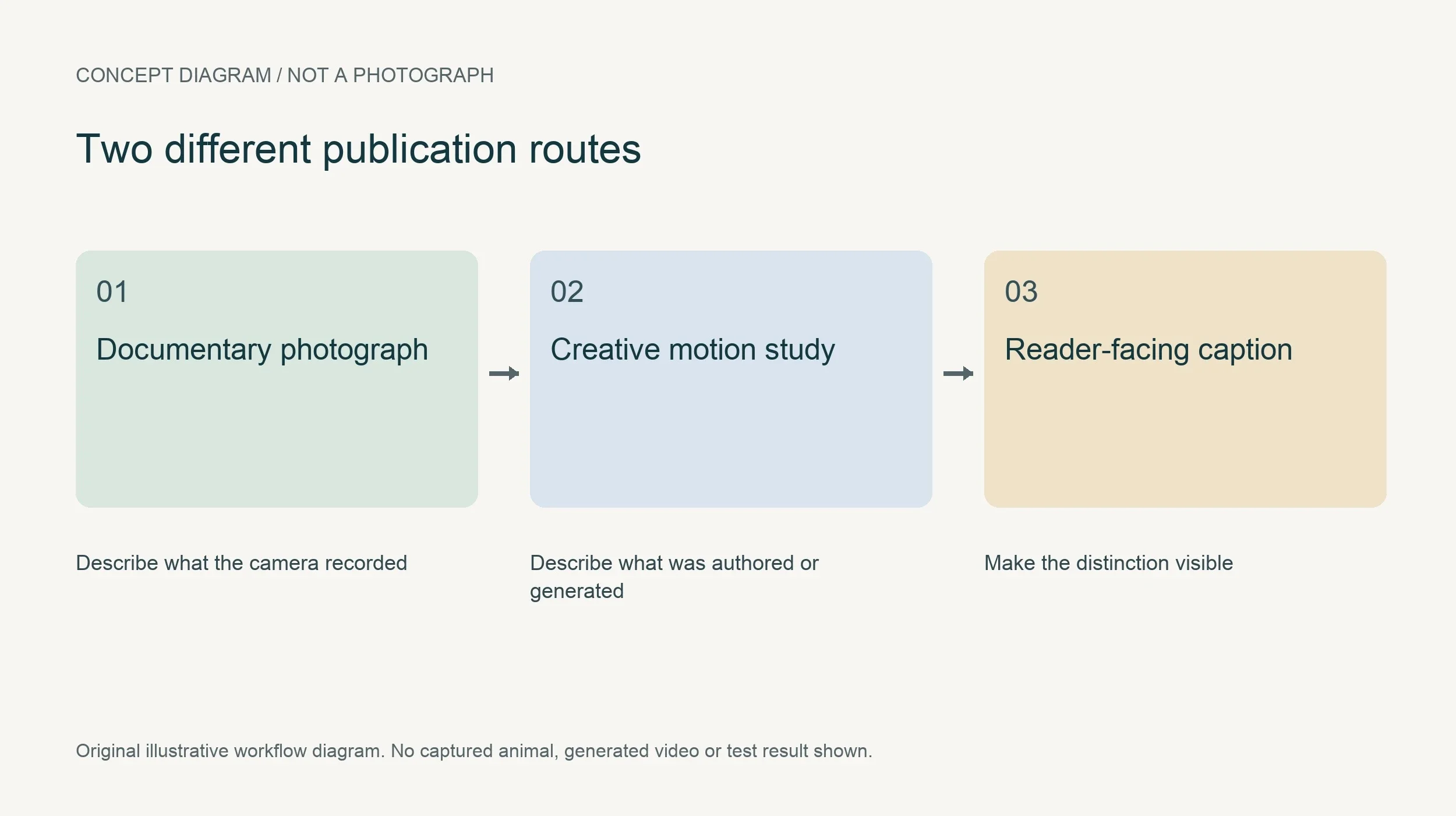 Two different publication routes