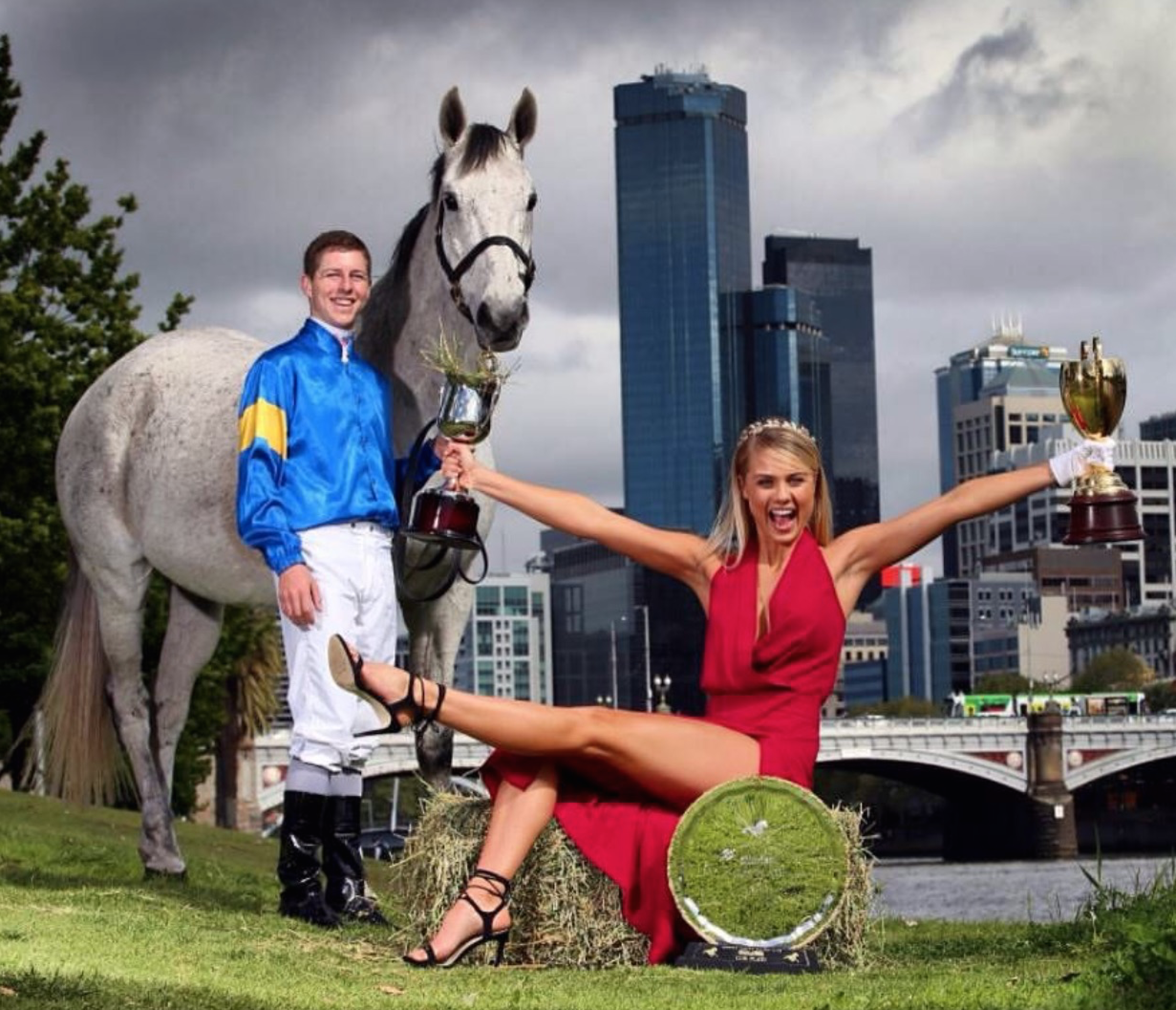 Damian Lane & Elyse Knowles Sring Racing 2015.png