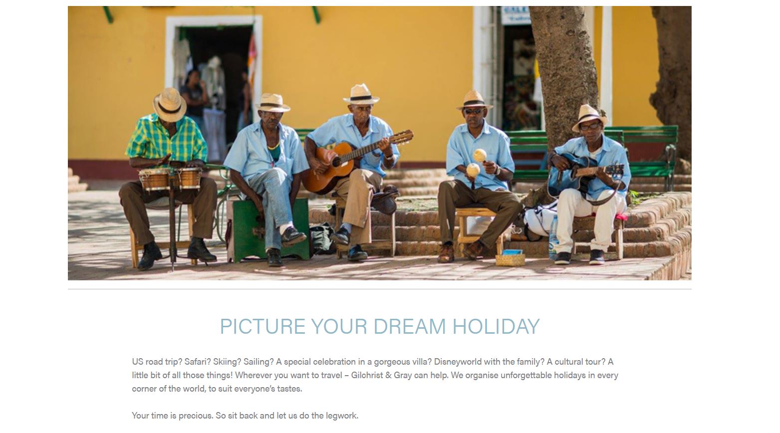 Web content: Gilchrist & Gray