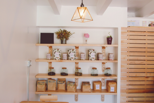 Amethyst's retail shelves