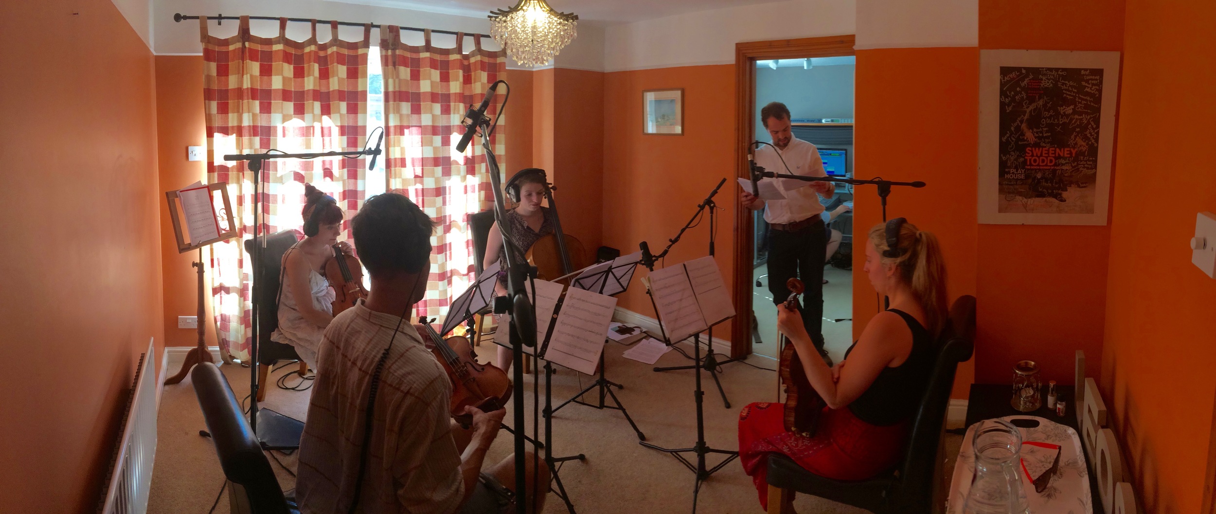 From left to right: Rhiannon James, Michael Jones, Rachel Shakespeare, Laurence Chapman, Caroline Pether.