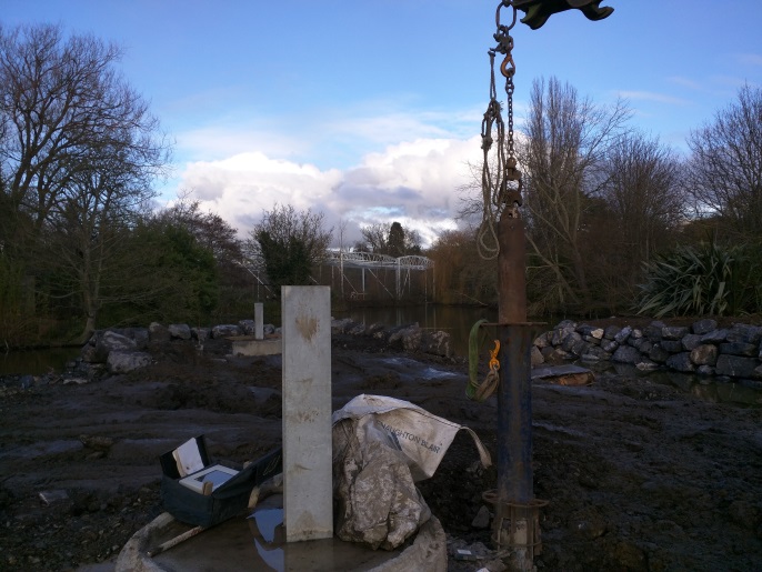 220mm Mini Pile Testing in Orangutan Enclosure, Dublin Zoo