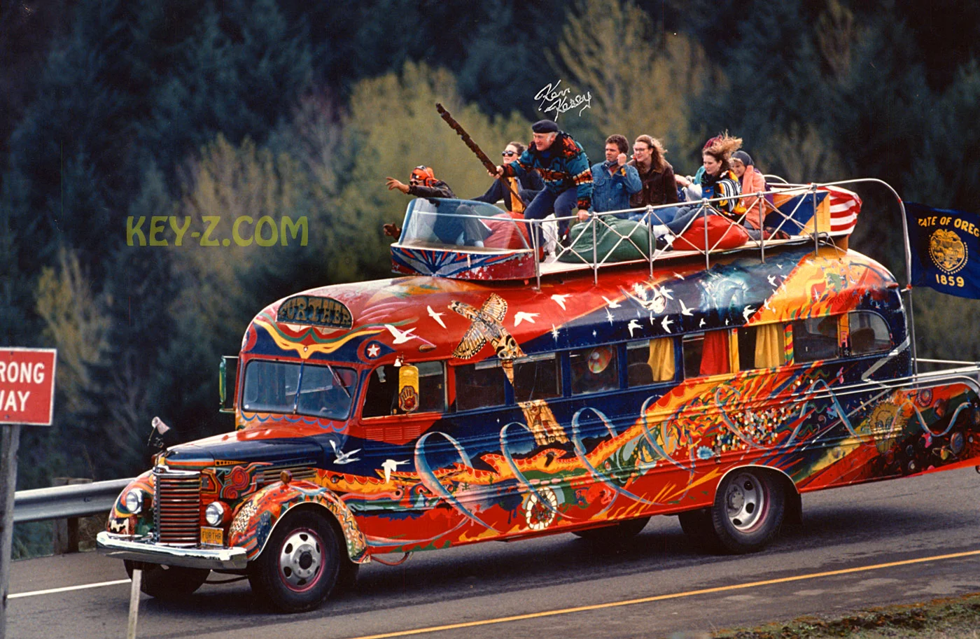 Ken Kesey and his Merry Band of Pranksters