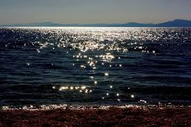 Photograph of moonlight on sea