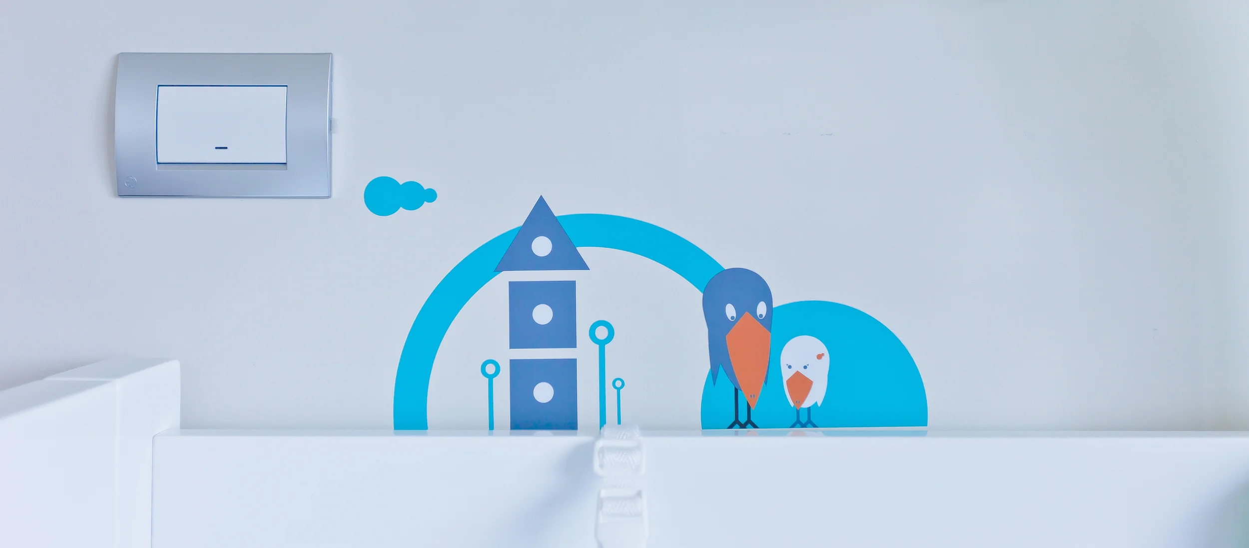 My favorite area, Kevin and I are looking down our son's crib.&nbsp;