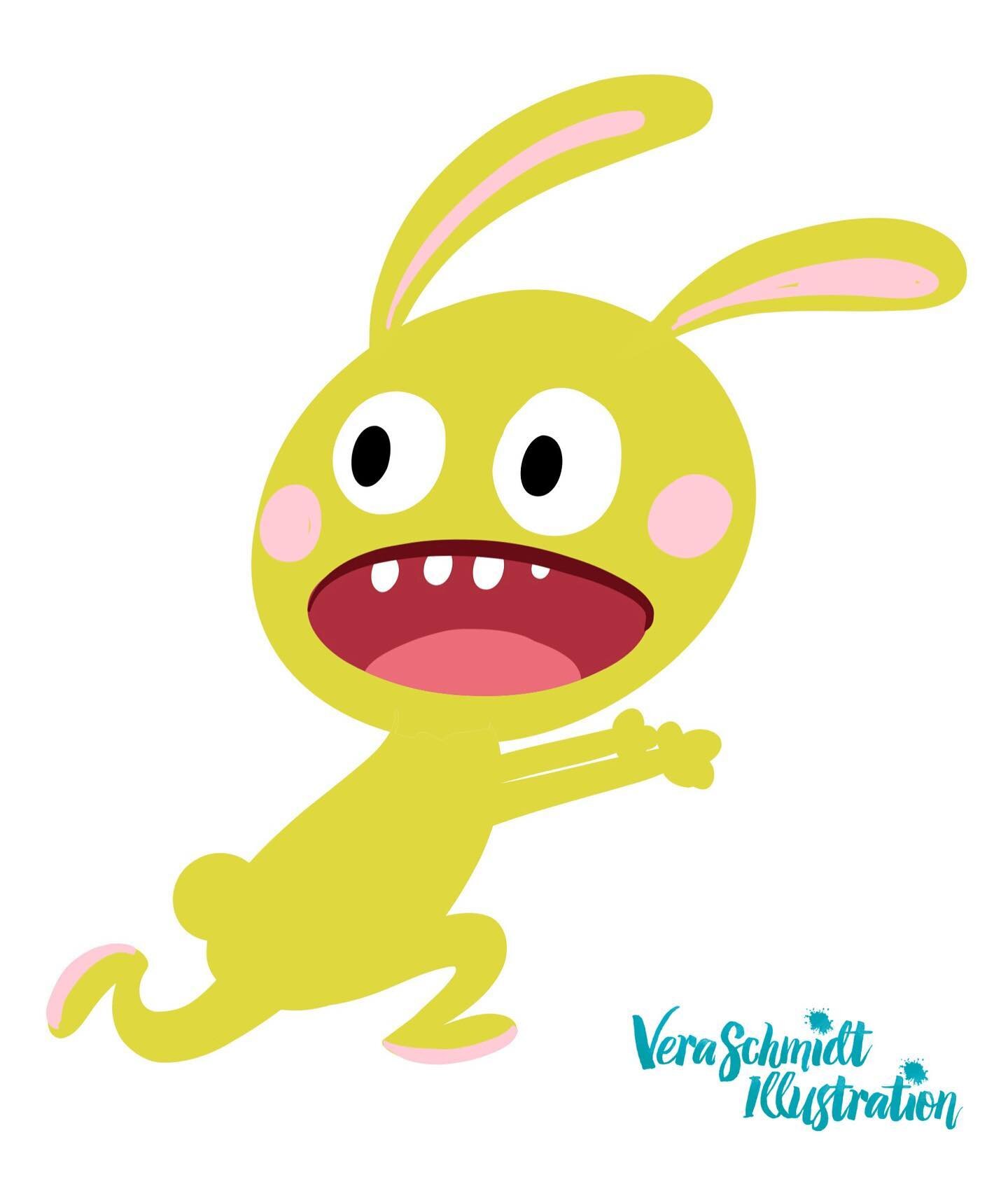 Random bunny. Weil einfach Lust drauf. 🙃 
.
.
.
#veraschmidtillustration #kinderbuchillustration #illustration #illustrationartists #illustrationartist #bunny #hase #adobefrescoillustration