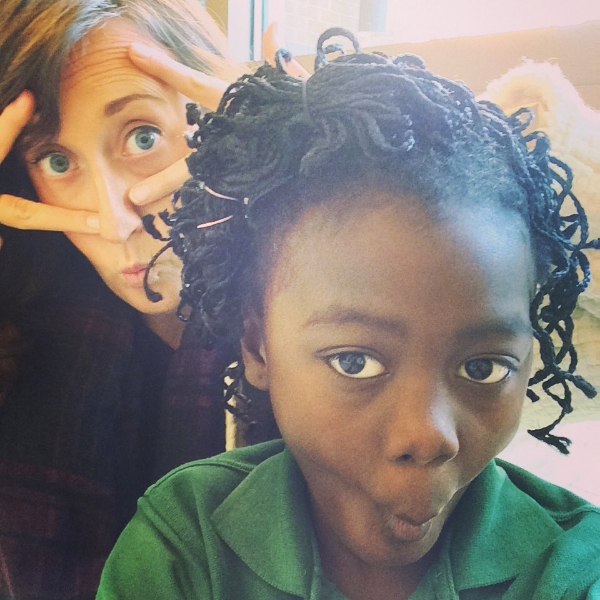 Being silly... as we do