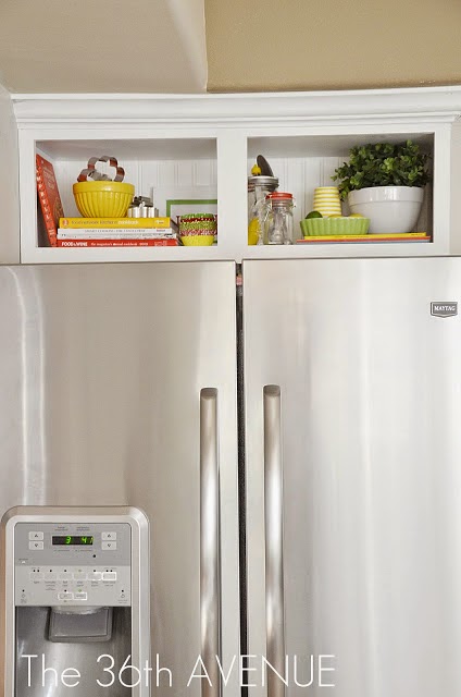 Awkward Space Above The Fridge, Cabinet With Fridge Space