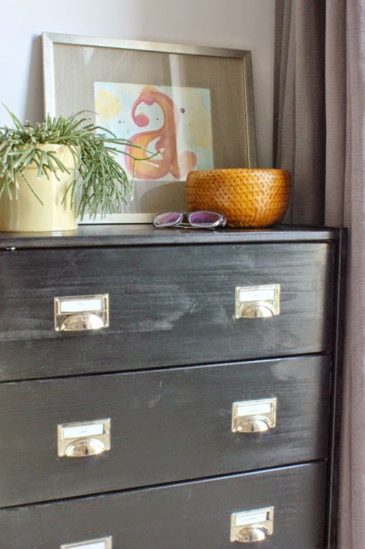 My entryway chest is a DIY IKEA hack... tutorial here