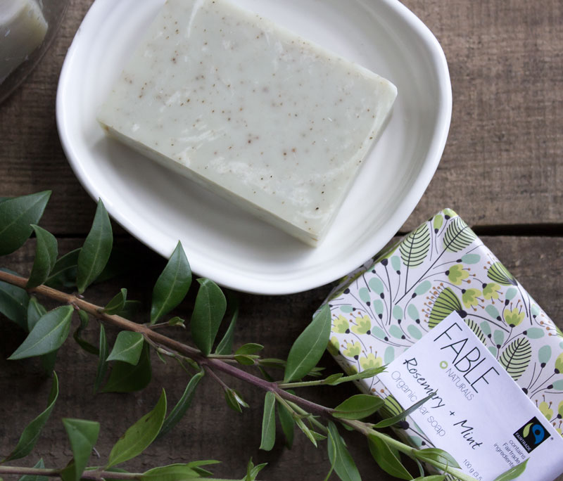 organic bar soap and beauty products to simplify life