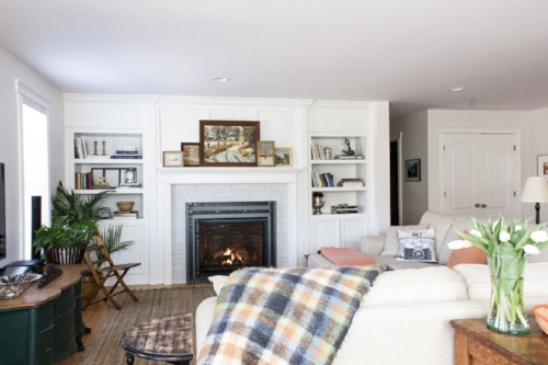 Bright Basement Family Room Refresh