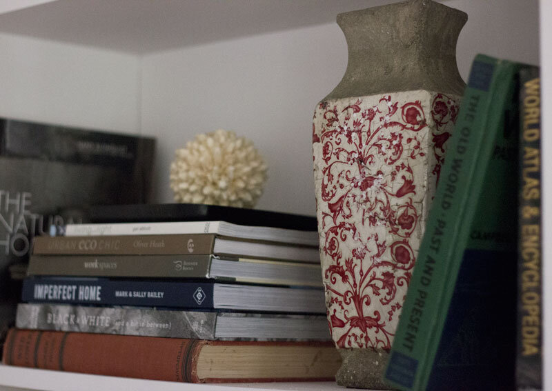 how to style a real-life bookshelf