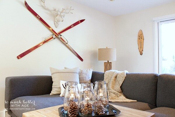 repurposed vintage skis as decor.jpg