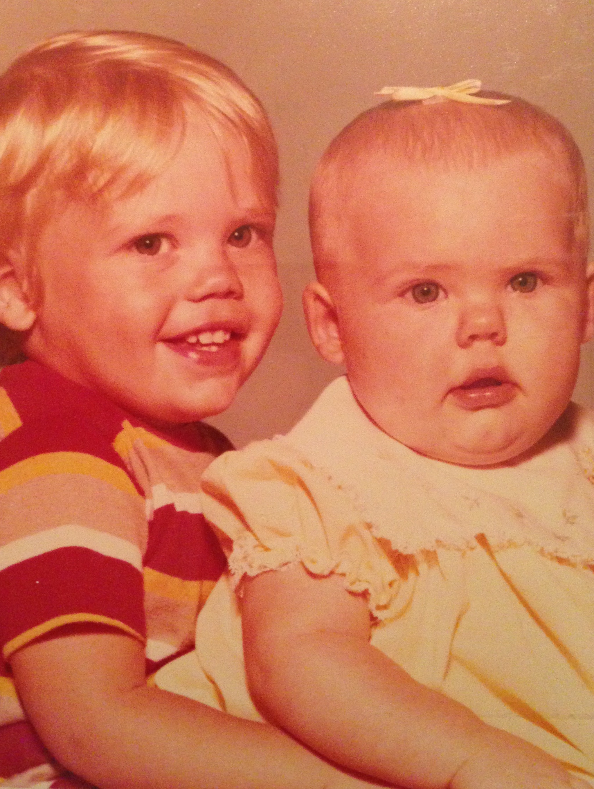 Matt and his sister, Amanda