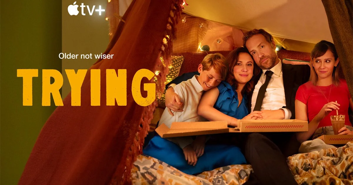  Terry Bird lays Brian in episode 2 of Trying S5, on Apple TV 