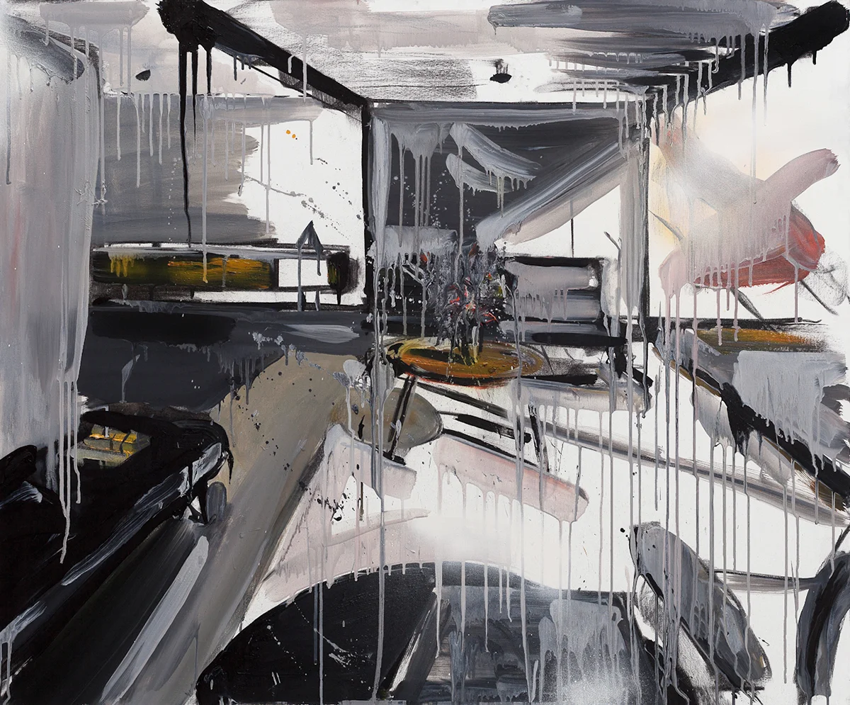 Sofa, 2012, acrylic, canvas, 100 x 120 cm