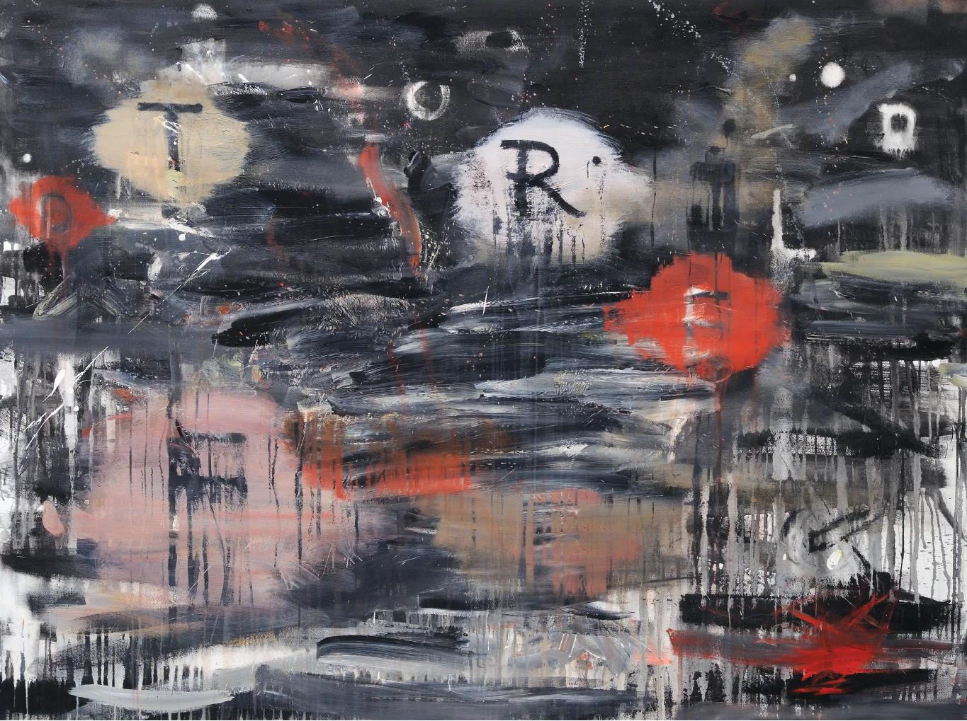 Trophies, 2012, acrylic, canvas, 150 x 200 cm