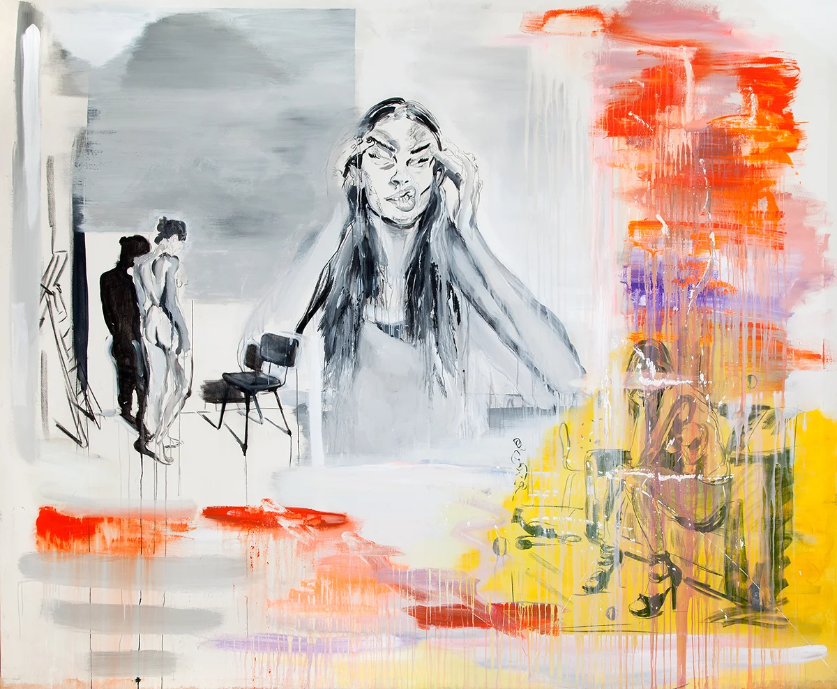 You Can Buy Me, 2012, acrylic, canvas, 280 x 340 cm