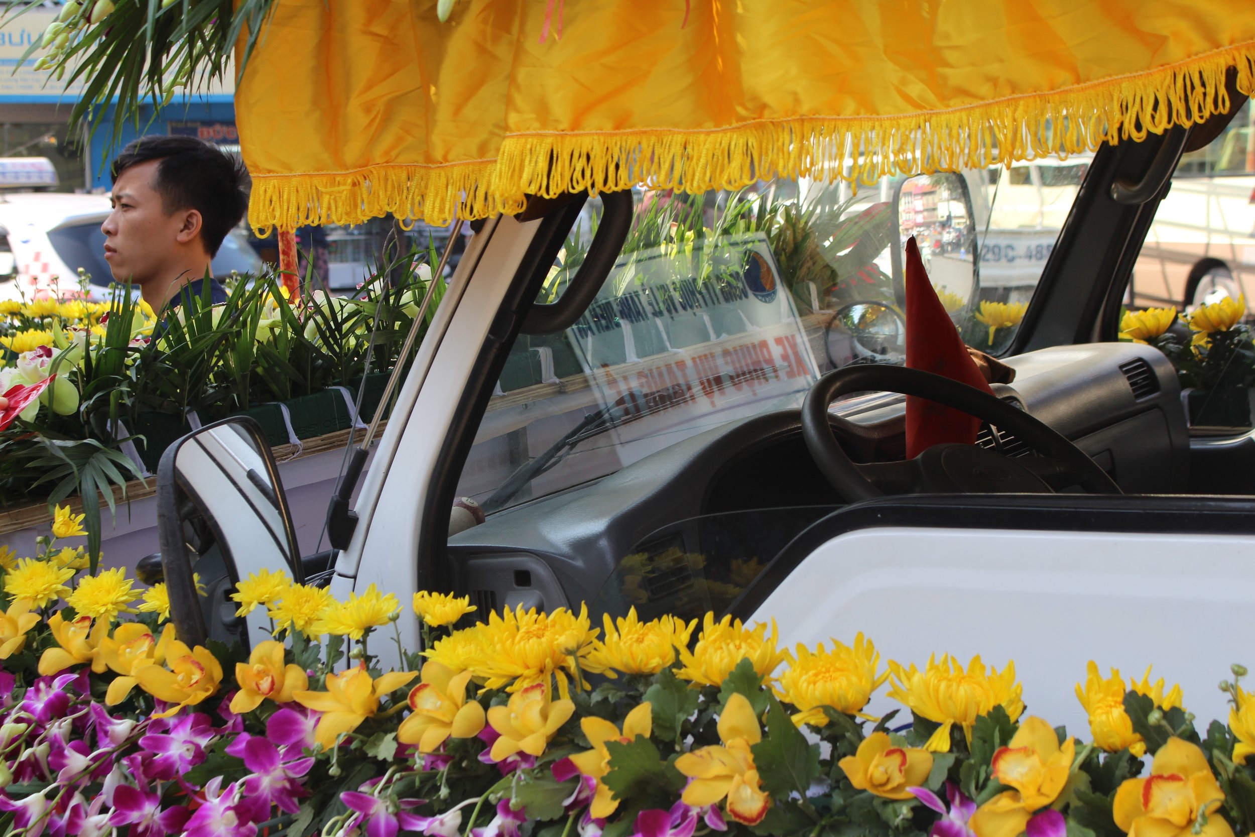 A funeral procession, Hanoi