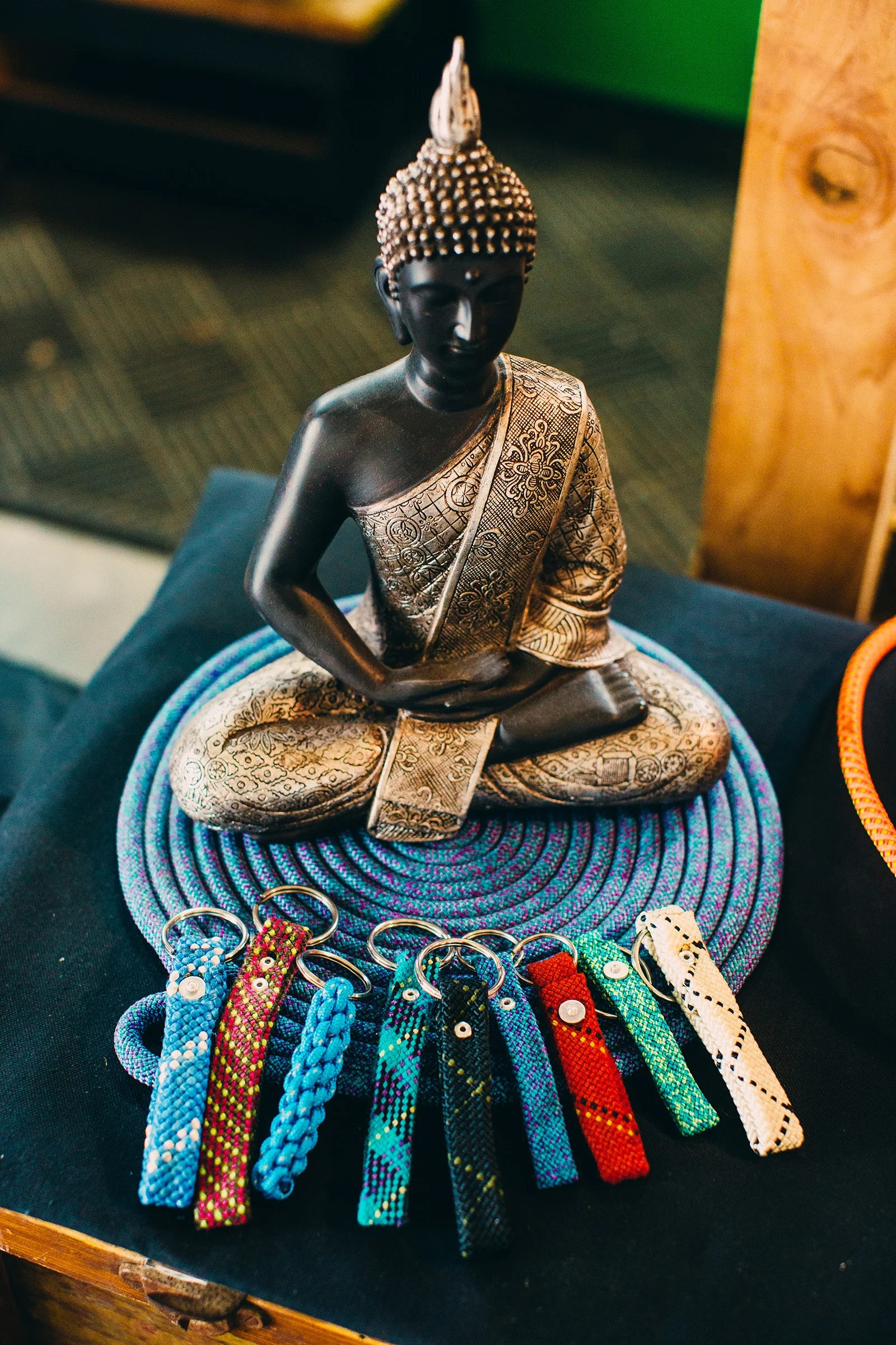 Other rope items made by Bowen and Sapp include key chains.
