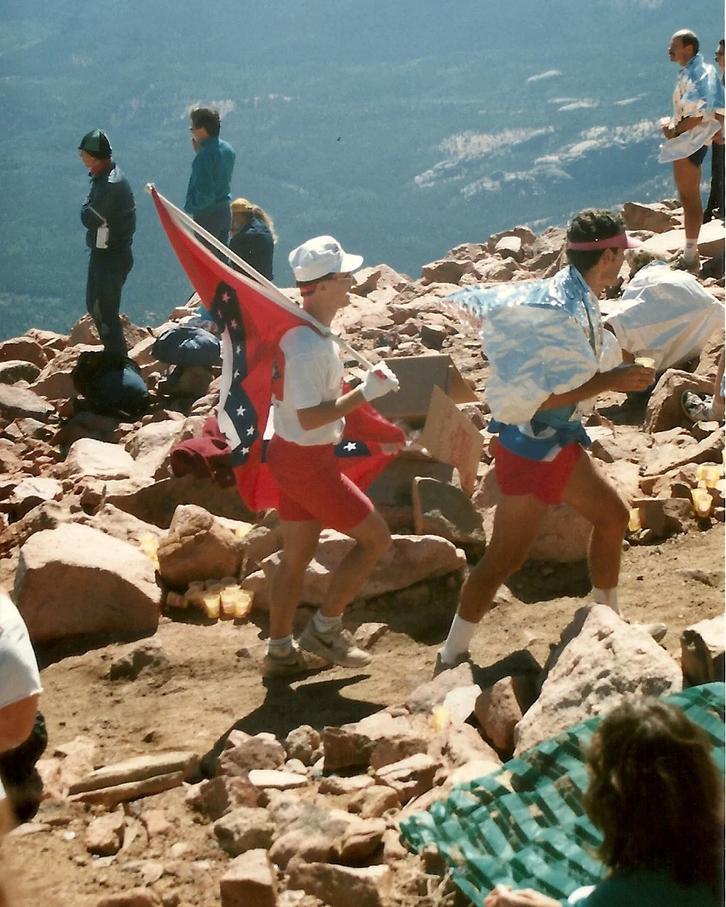  By 1988, carrying an Arkansas flag to the summit was tradition.