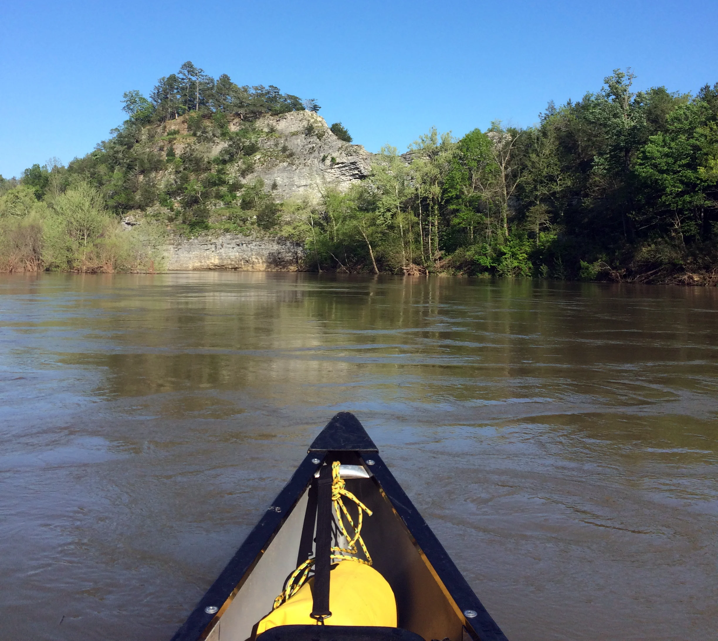 Although the float trip was tiring, the magnificent views and overall mission kept Nate going strong.