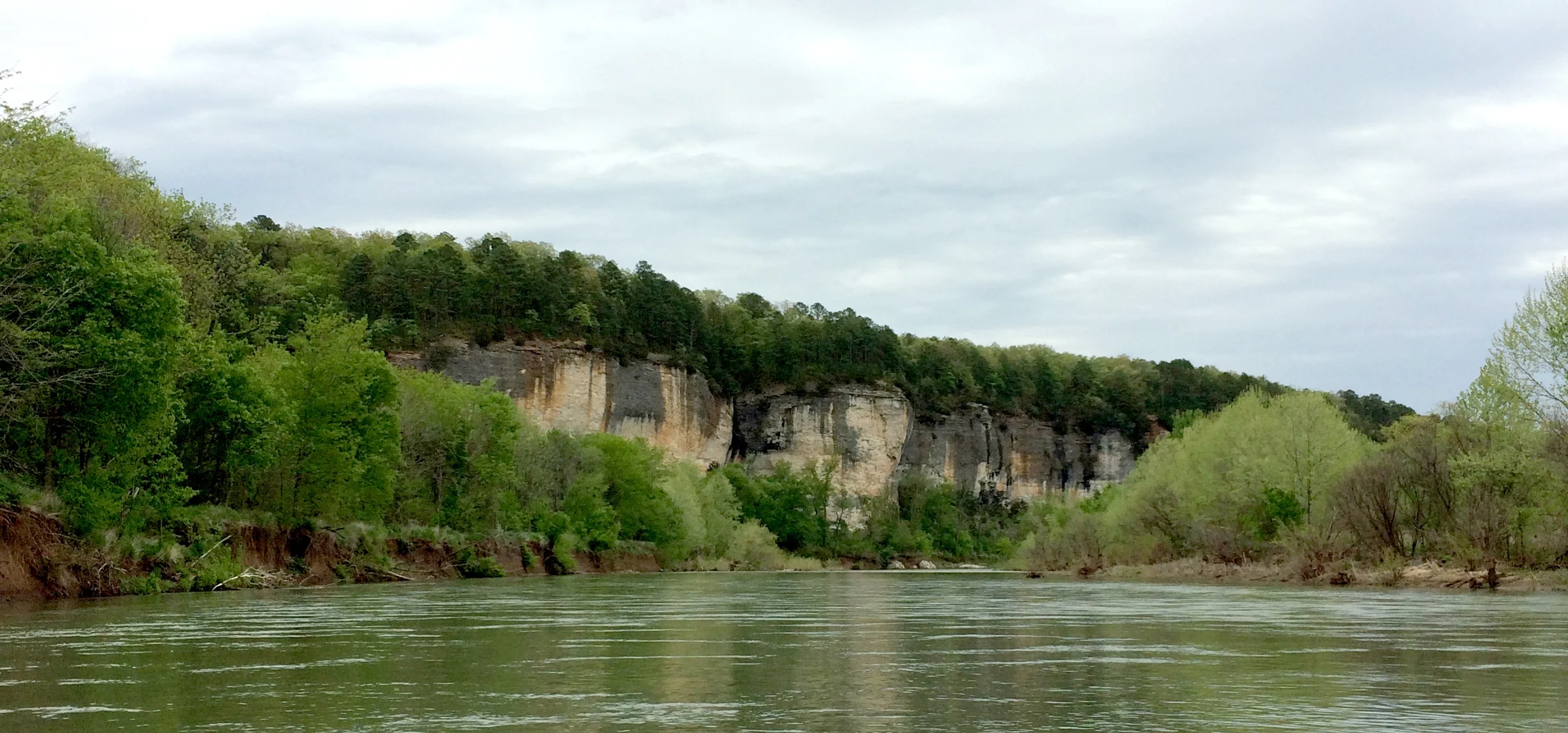 Tall, majestic cliffs and lush green foliage are the hallmarks of the Buffalo National River.