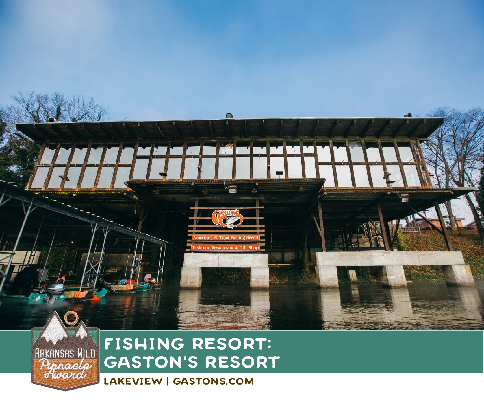 Don't miss Gaston's restaurant! they'll cook your catch right up! 