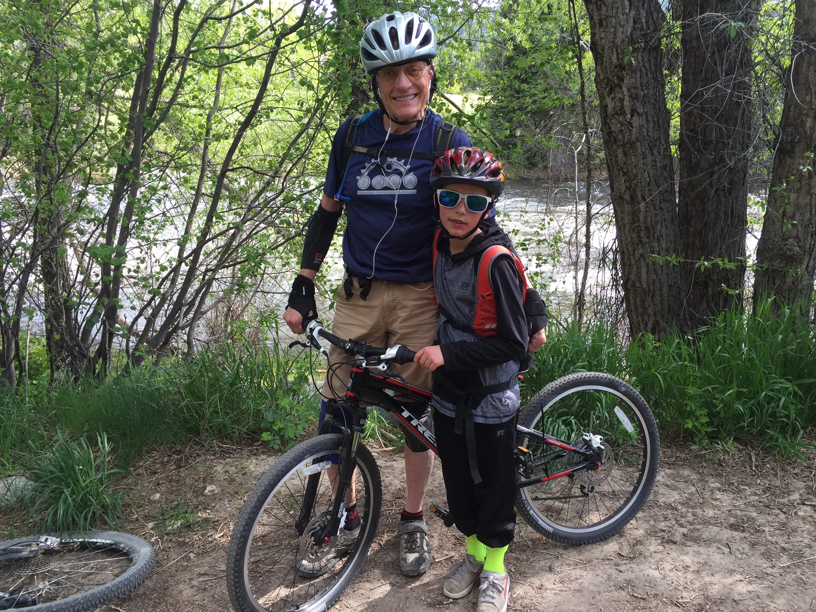 CATA vice president Mike Mitchell hopes to pass along his love of mountain biking to his grandson.