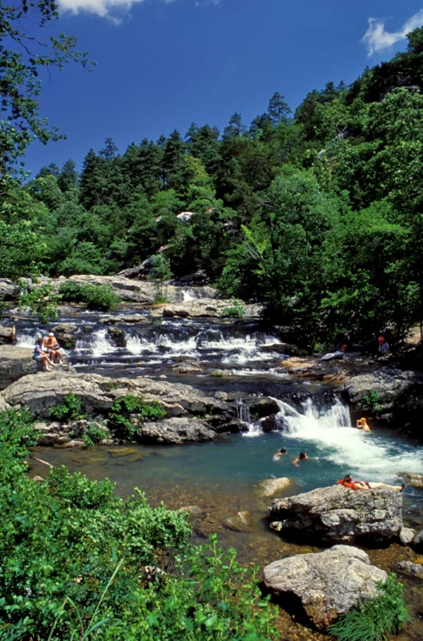 The falls are part of the challenge!