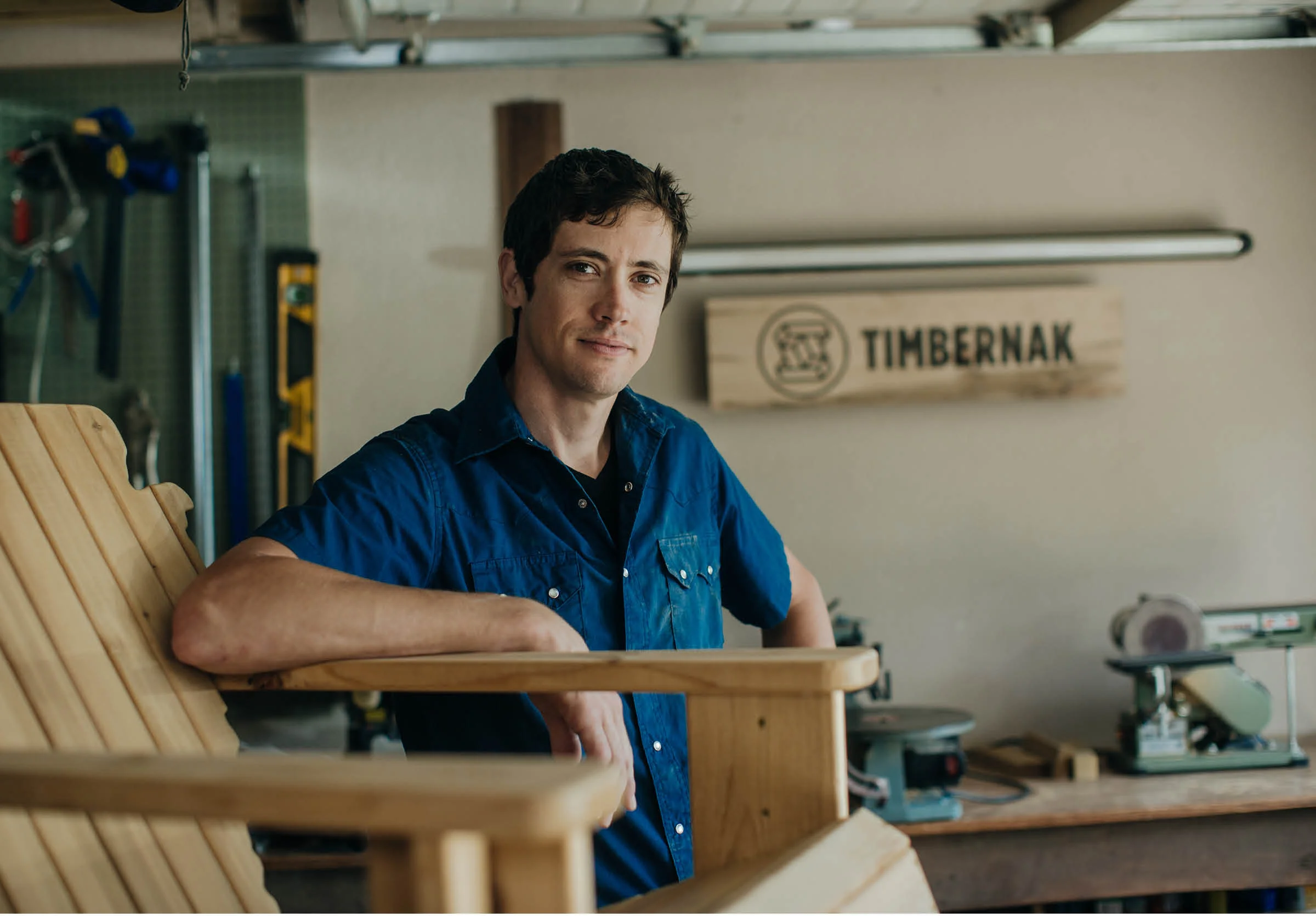 Timbernak carpenter Scott Schroen